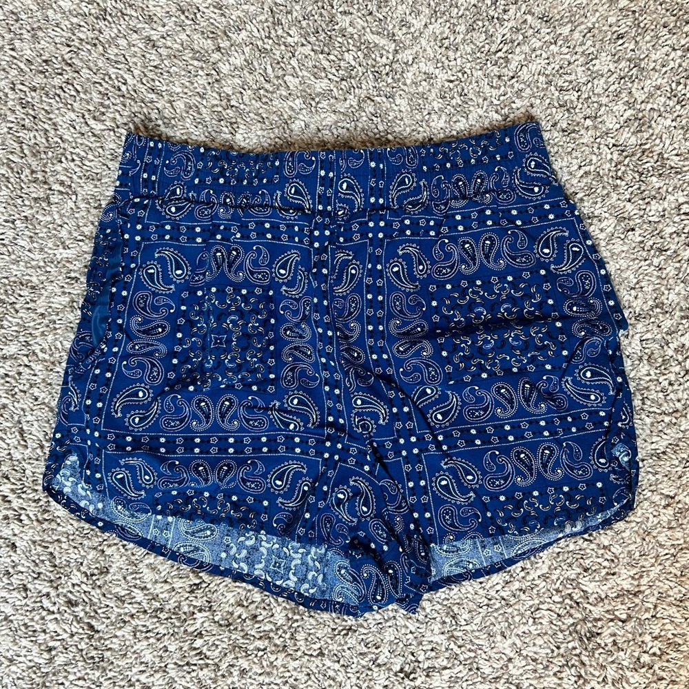 Blue Paisley Women’s Lounge Shorts